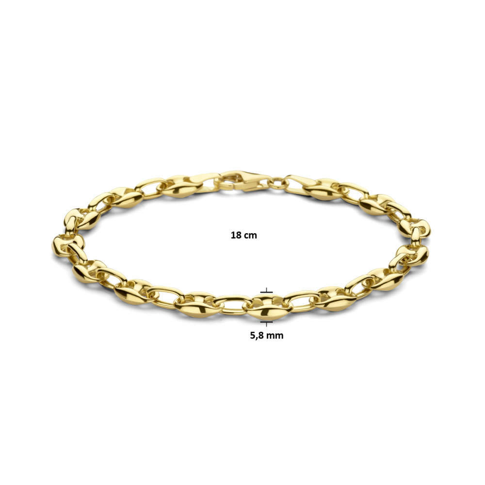 14-karaat-gouden-schakelarmband-met-koffieboonpatroon
