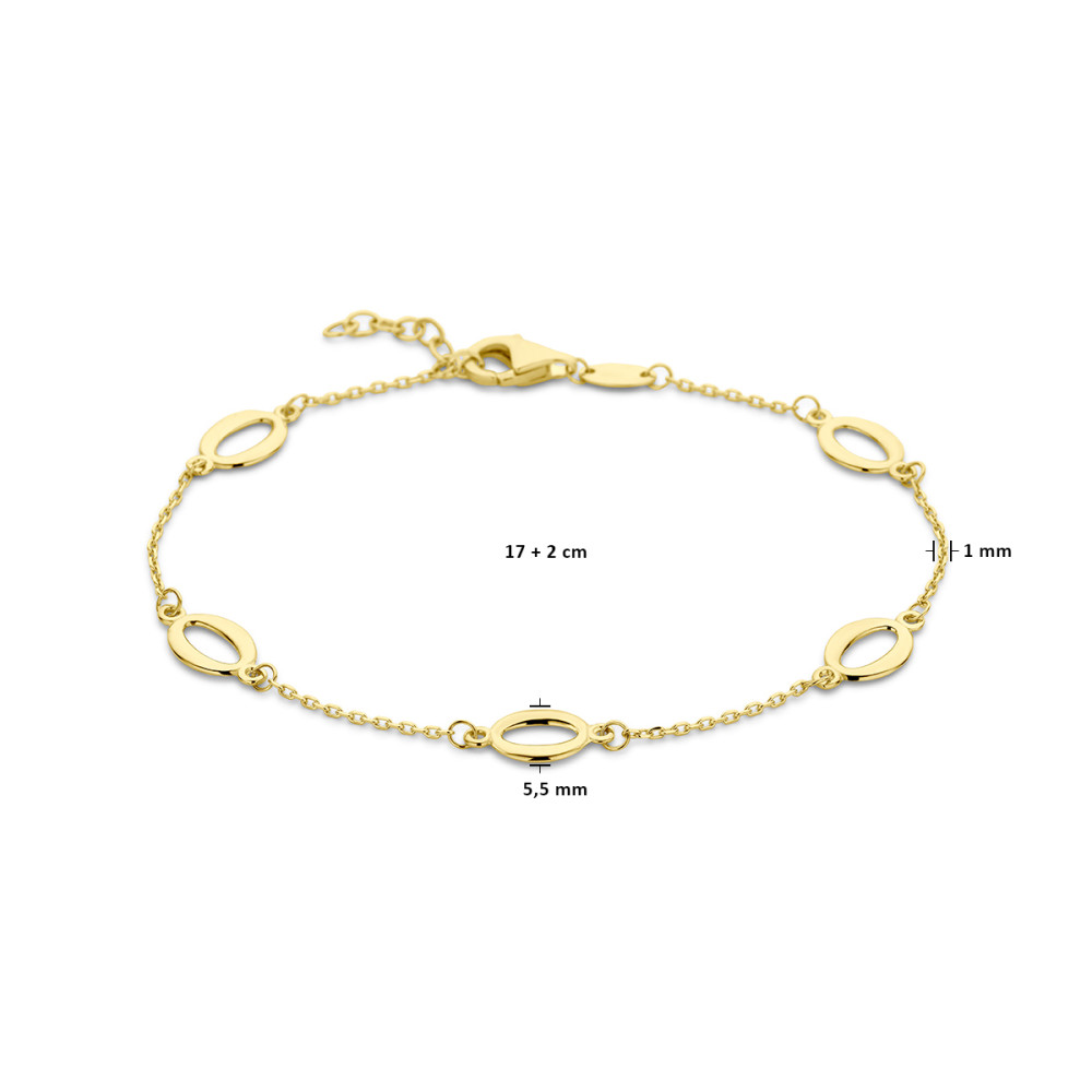 14-karaat-gouden-schakelarmband-met-ovale-elementen
