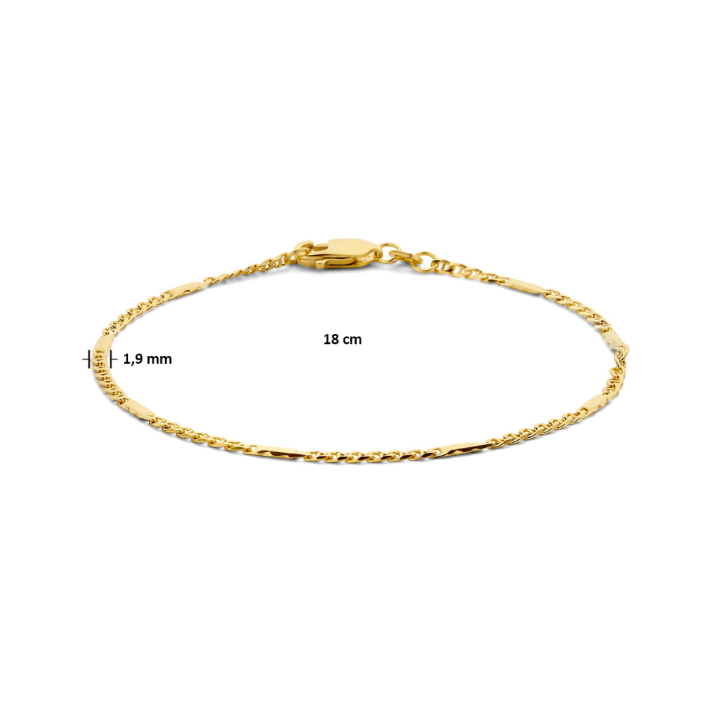 14-karaat-gouden-schakelarmband-met-smal-valkenoogpatroon-1-9-mm