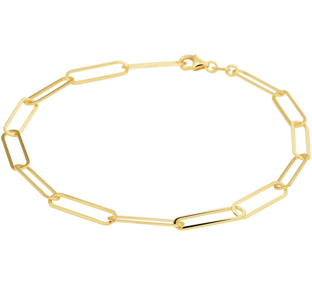 14-karaat-gouden-schakelarmband-met-smalle-ovale-ankerschakels-4-mm-lengte-19-5-cm
