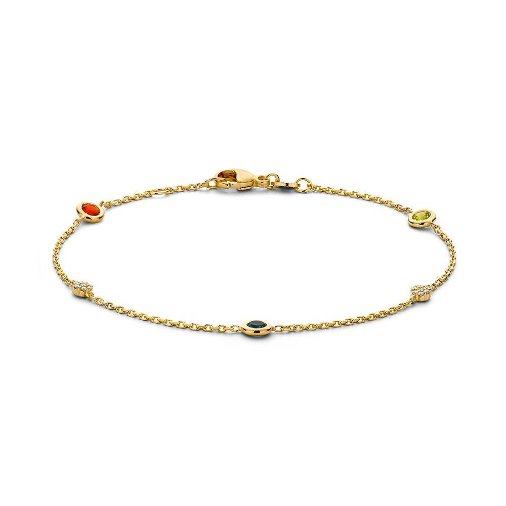 14-karaat-gouden-schakelarmband-met-topaas-peridoot-vuuropaal-en-diamant