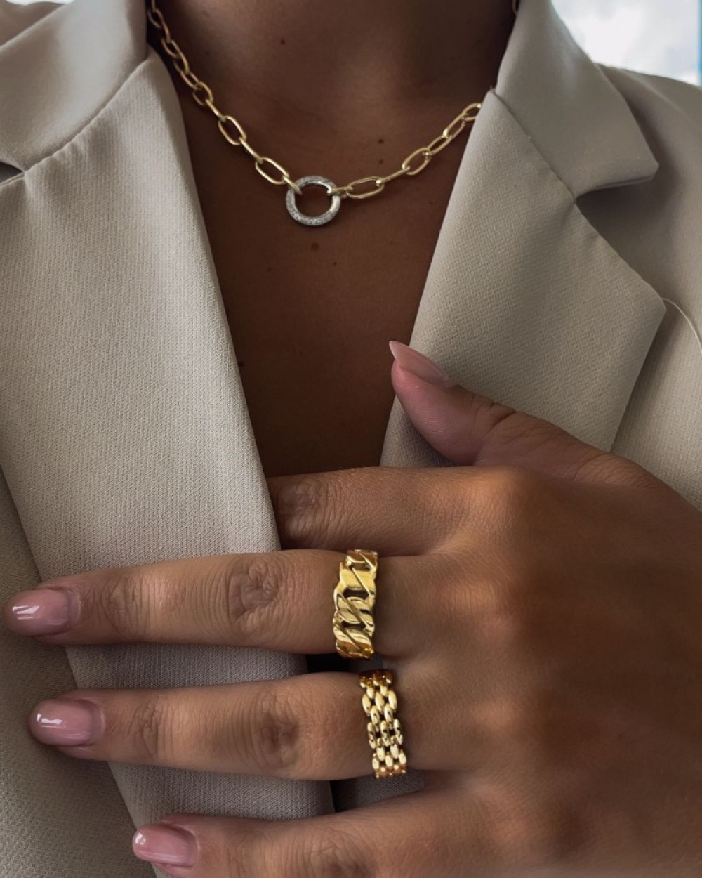 14-karaat-gouden-schakelring-van-8-mm-breed-met-gourmetschakels