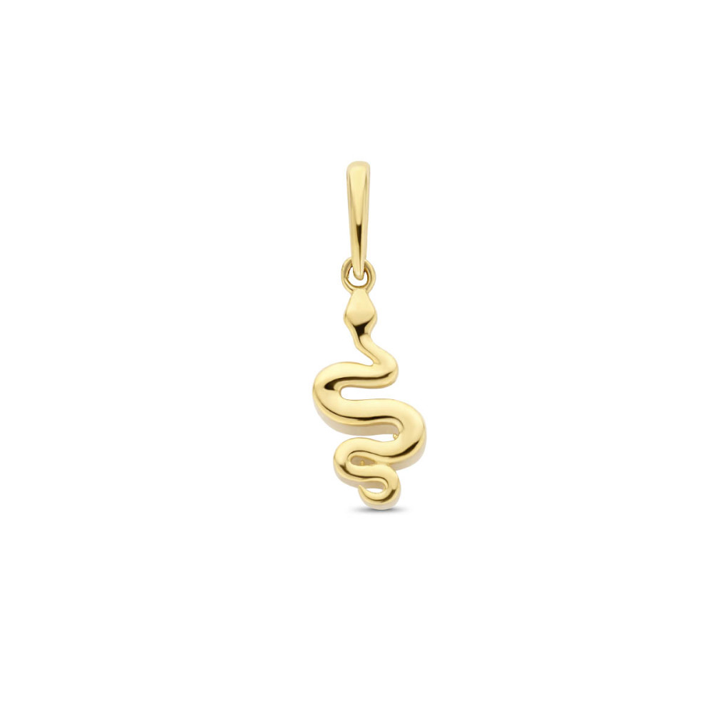 Wholsale Slang Groen Kleine Bedel 18K Gouden SS Ketting - FGS voor je
