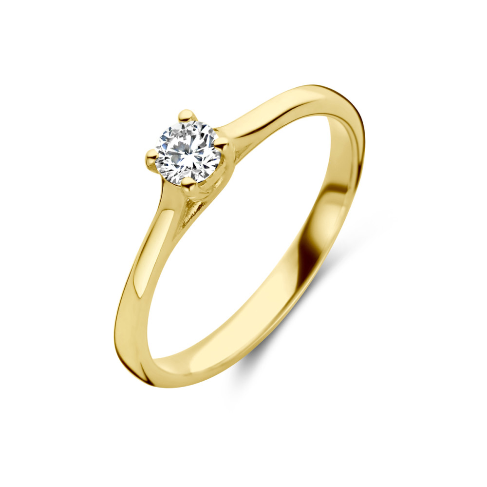 14-karaat-gouden-solitair-ring-met-briljant-geslepen-diamant