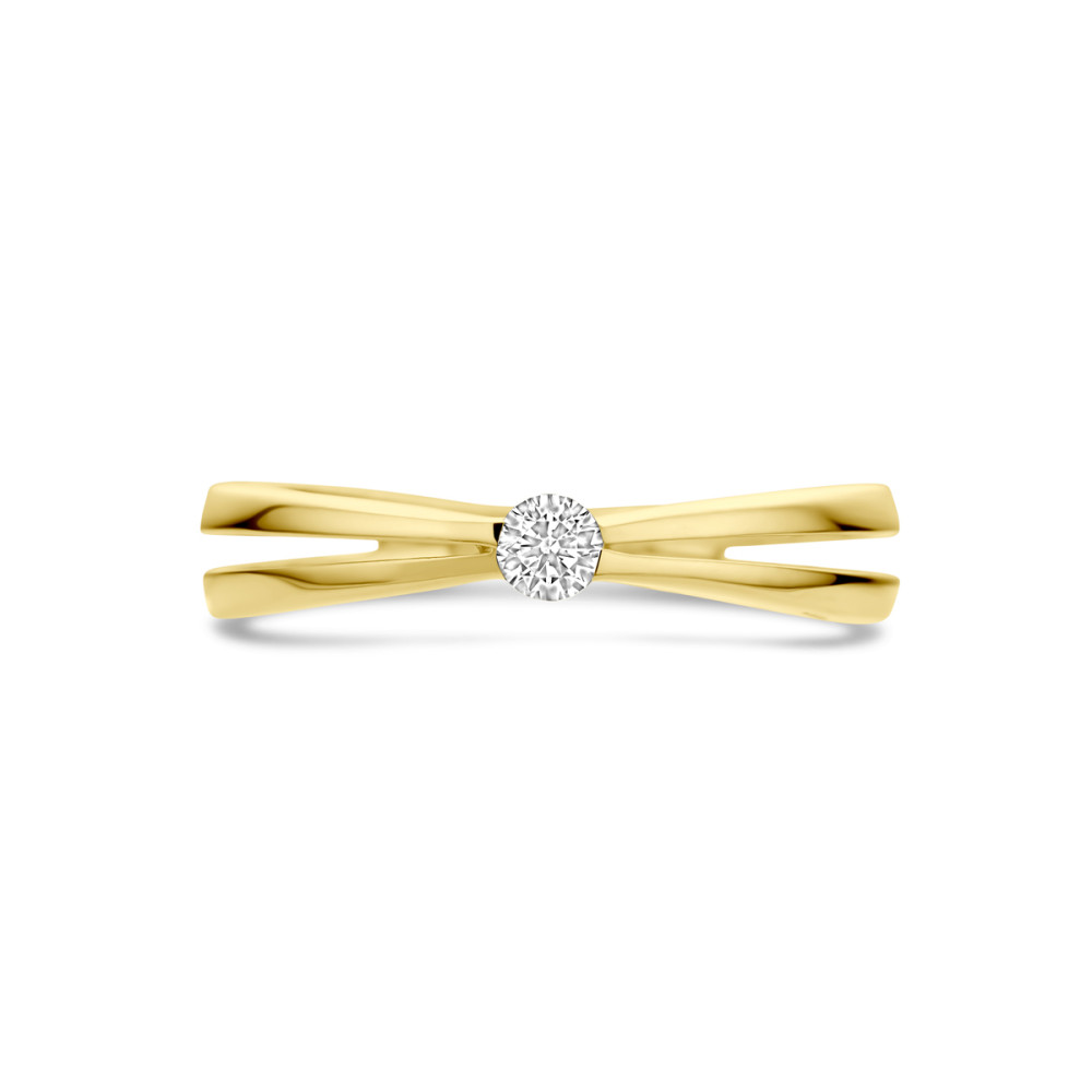 14-karaat-gouden-solitair-ring-met-dubbele-band-en-zirkonia