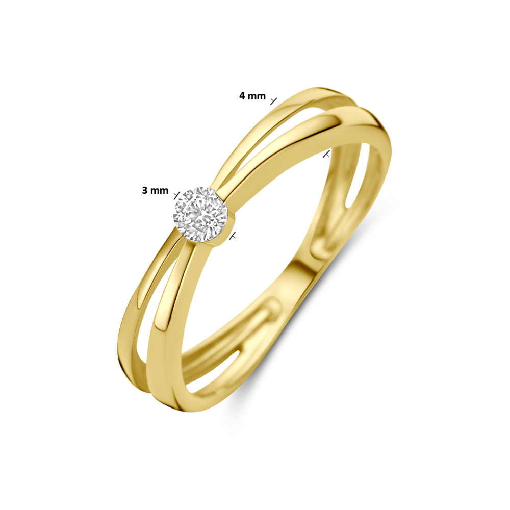 14-karaat-gouden-solitair-ring-met-dubbele-band-en-zirkonia