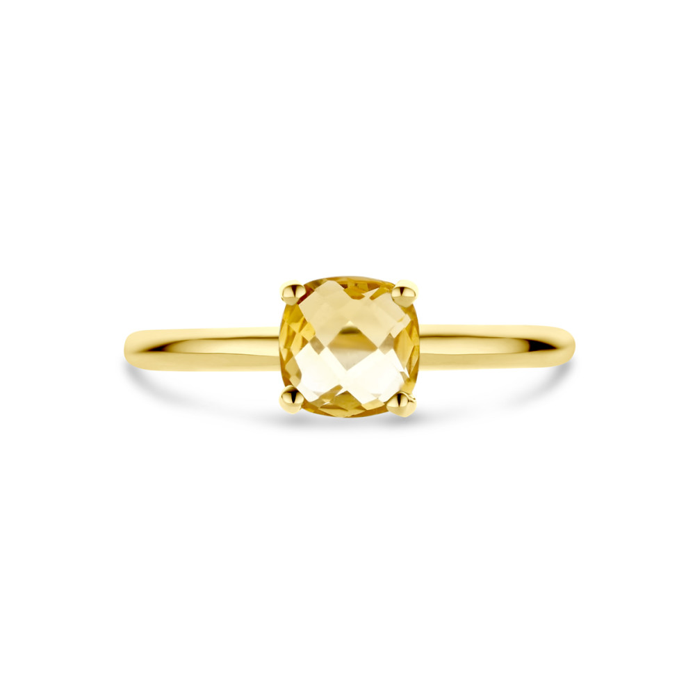 14-karaat-gouden-solitair-ring-met-gele-citrien