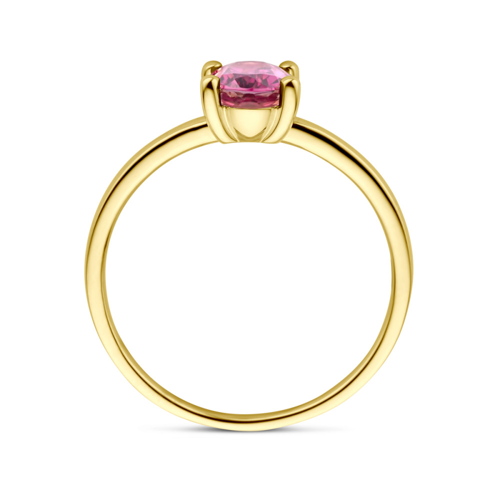 14-karaat-gouden-solitair-ring-met-ovale-roze-rhodoliet