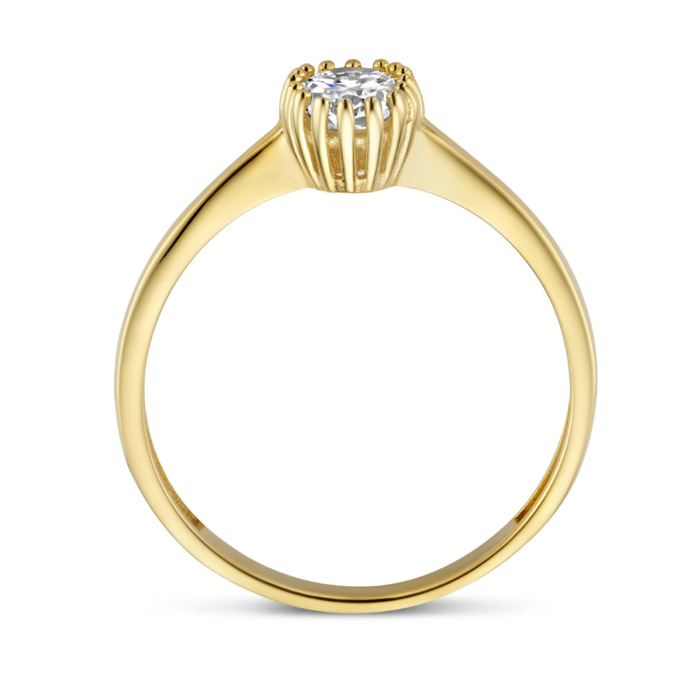 14-karaat-gouden-solitair-ring-met-ovale-zirkonia