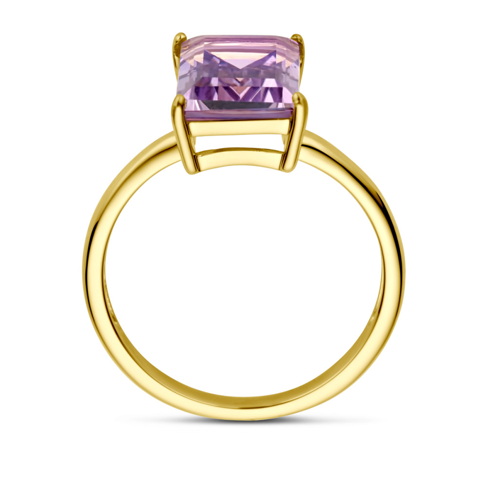 14-karaat-gouden-solitair-ring-met-rechthoekige-paarse-amethist