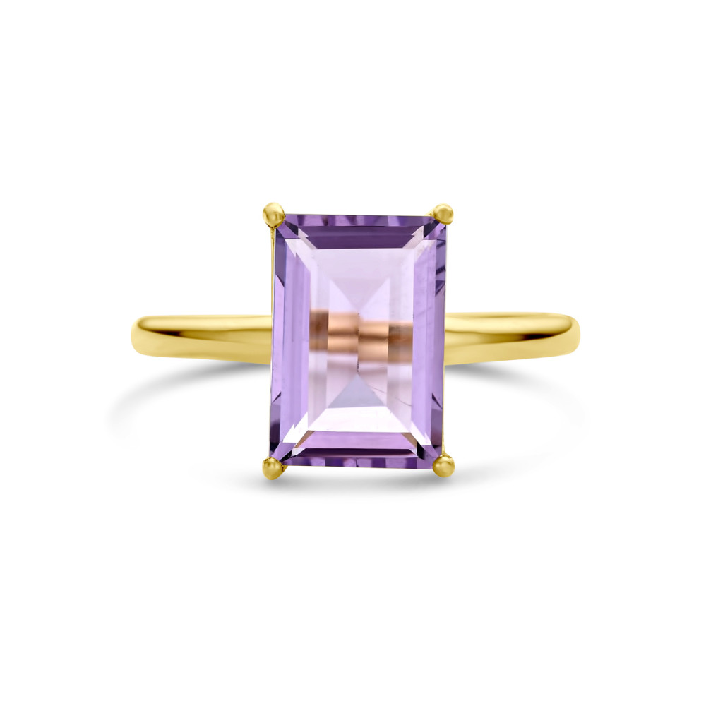 14-karaat-gouden-solitair-ring-met-rechthoekige-paarse-amethist