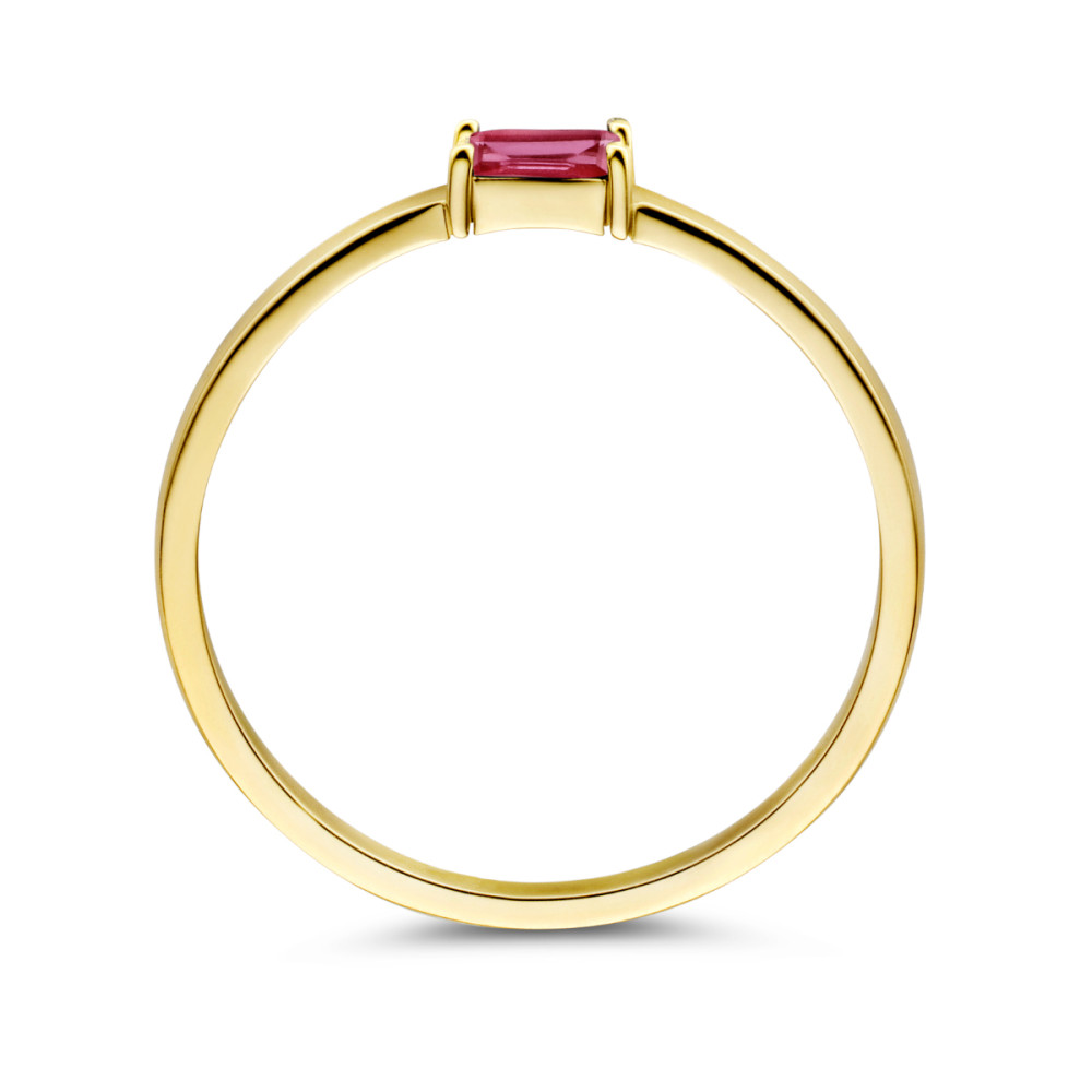 14-karaat-gouden-solitair-ring-met-robijn-in-klauwzetting