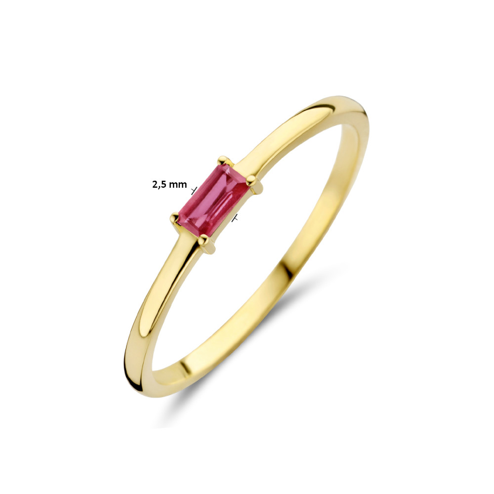 14-karaat-gouden-solitair-ring-met-robijn-in-klauwzetting