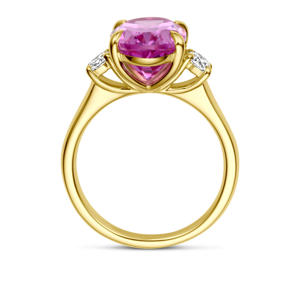 14-karaat-gouden-solitair-ring-met-roze-saffier-en-diamanten