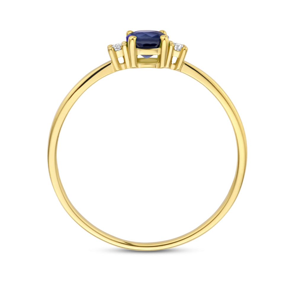 14-karaat-gouden-solitair-ring-met-saffier-en-diamanten