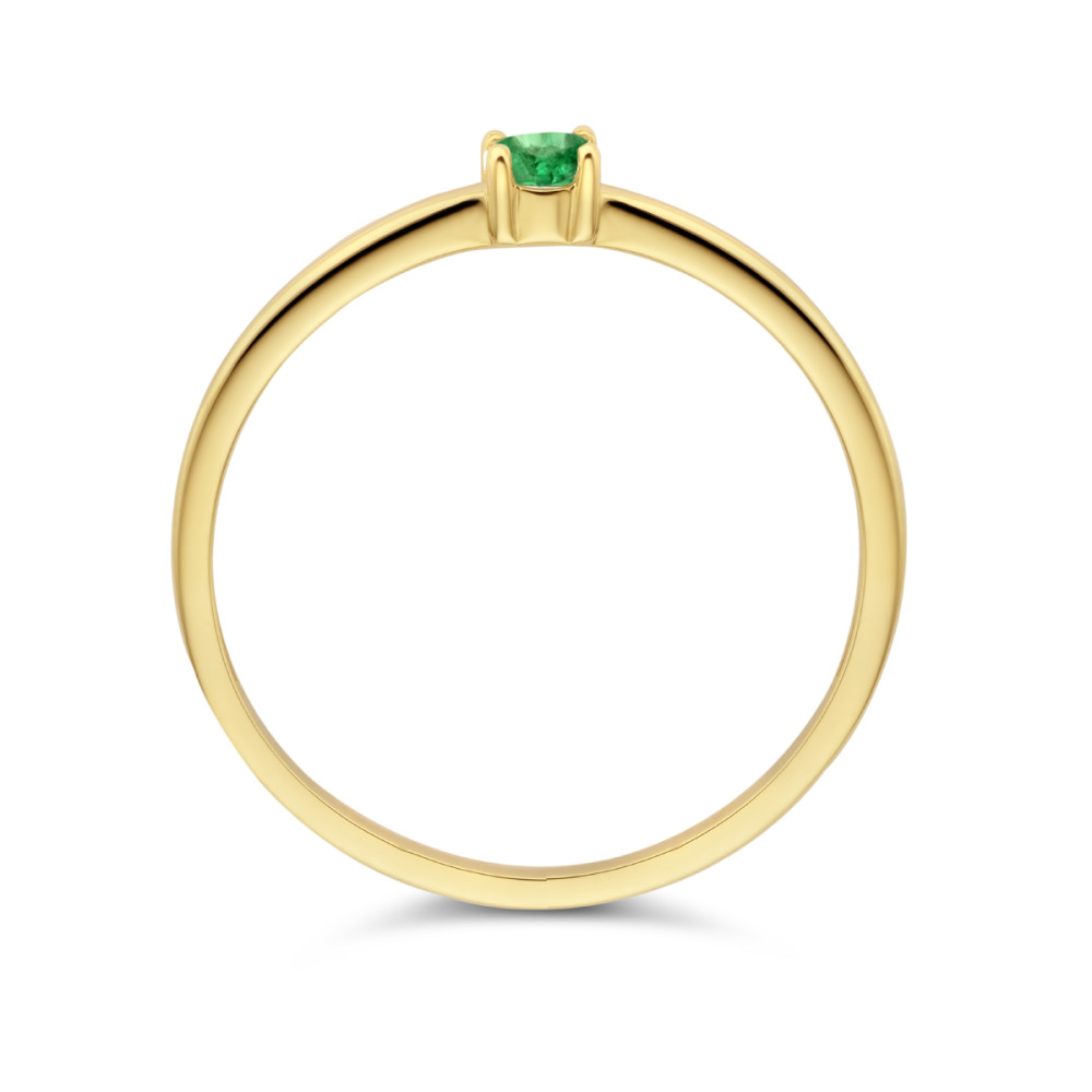 14-karaat-gouden-solitair-ring-met-smaragd