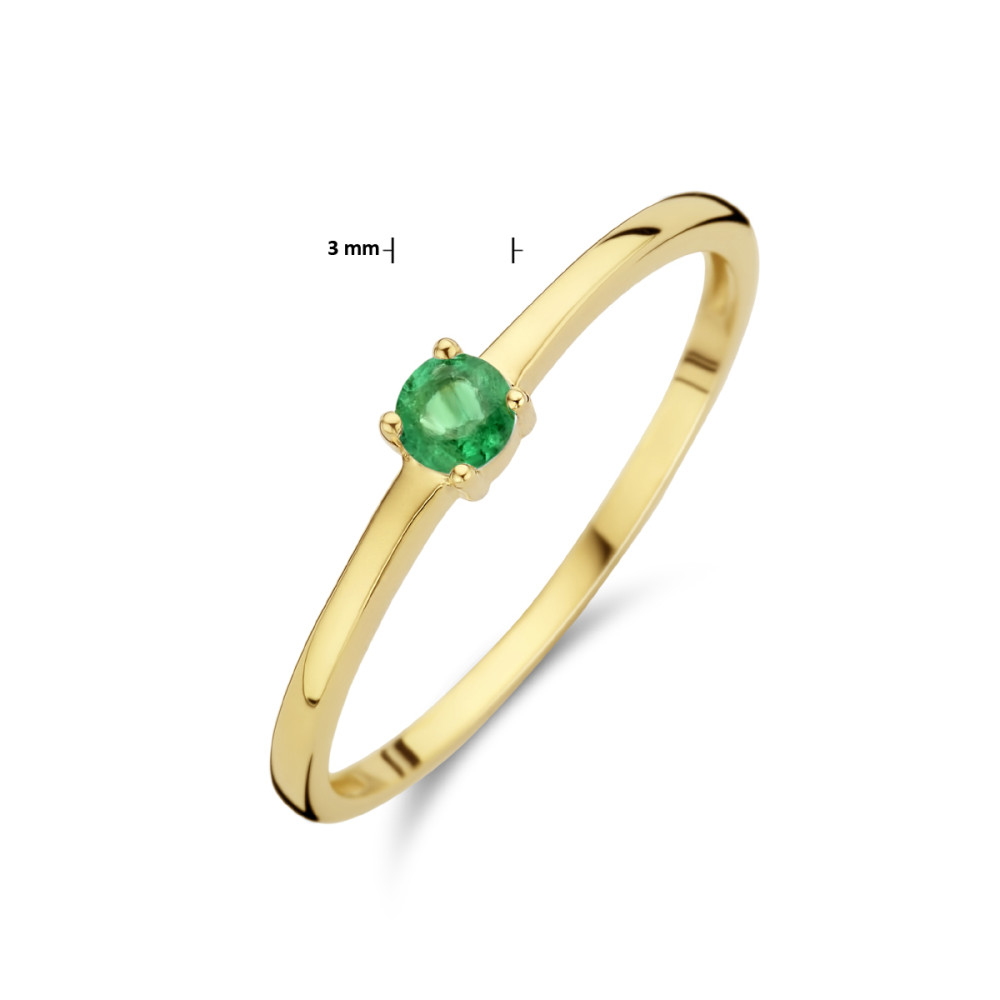 14-karaat-gouden-solitair-ring-met-smaragd