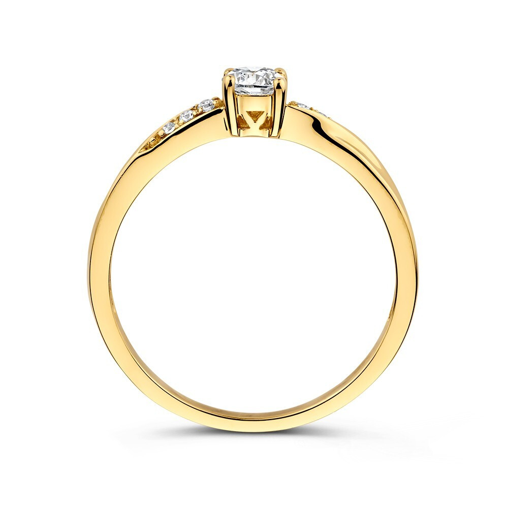 14-karaat-gouden-solitaire-ring-met-briljante-zirkonia-glanzende-afwerking-4-mm