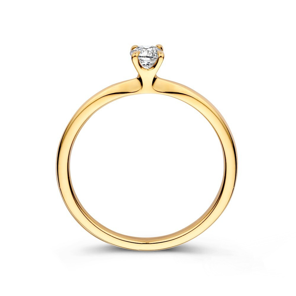 14-karaat-gouden-solitaire-ring-met-een-ronde-0-25-crt-diamant