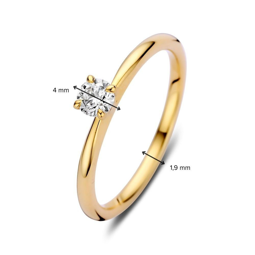 14-karaat-gouden-solitaire-ring-met-een-ronde-0-25-crt-diamant