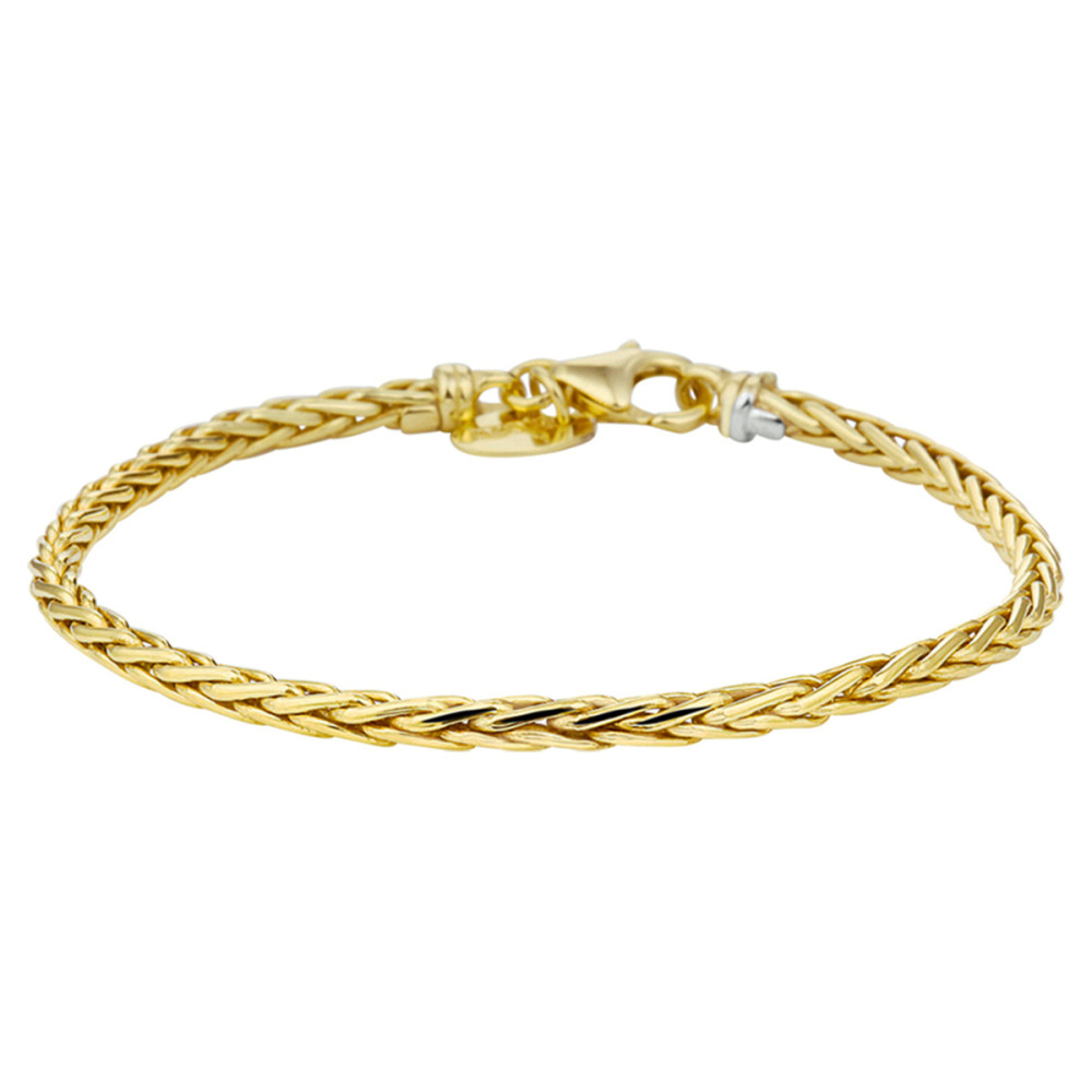 14-karaat-gouden-vossenstaart-schakelarmband-met-zilveren-kern