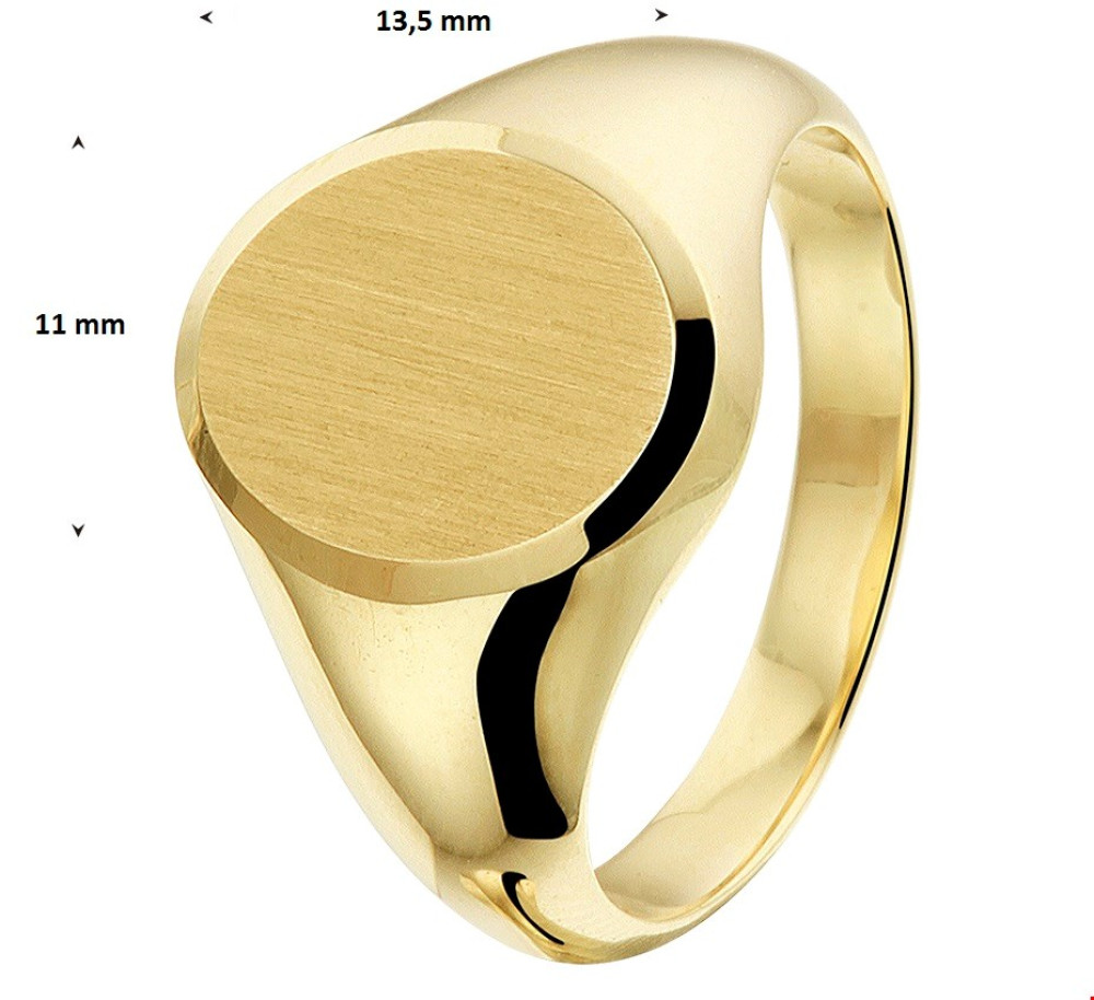 14-karaat-gouden-zegelring-met-graveerbare-ovale-bovenkant