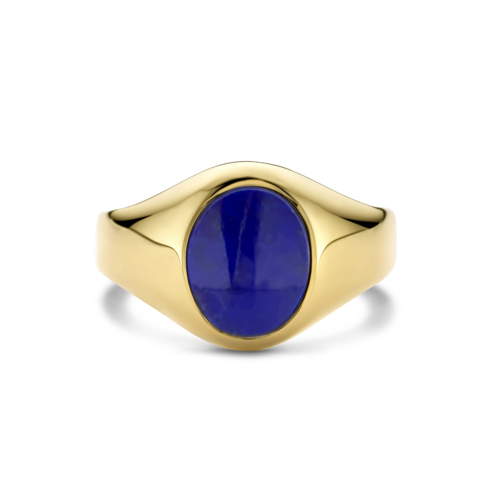 14-karaat-gouden-zegelring-met-ovale-blauwe-lapis-lazuli