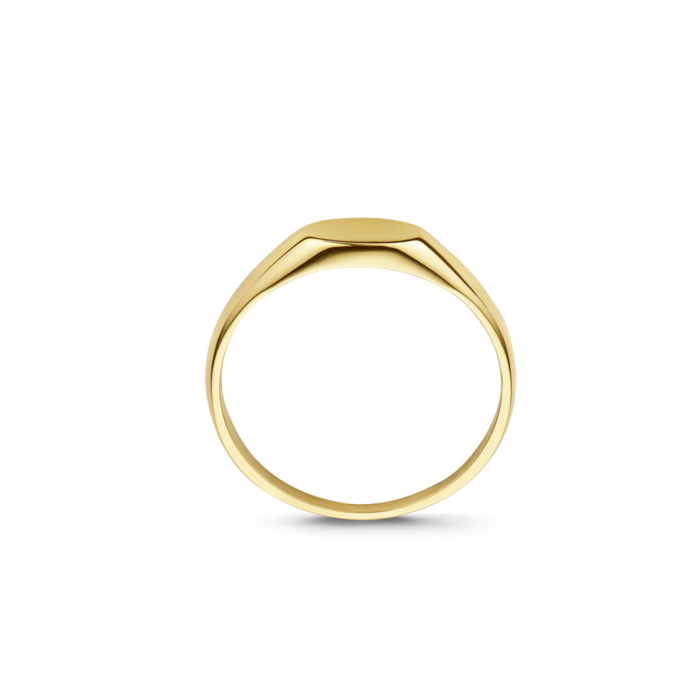 14-karaat-gouden-zegelring-met-ovale-graveerbare-bovenkant