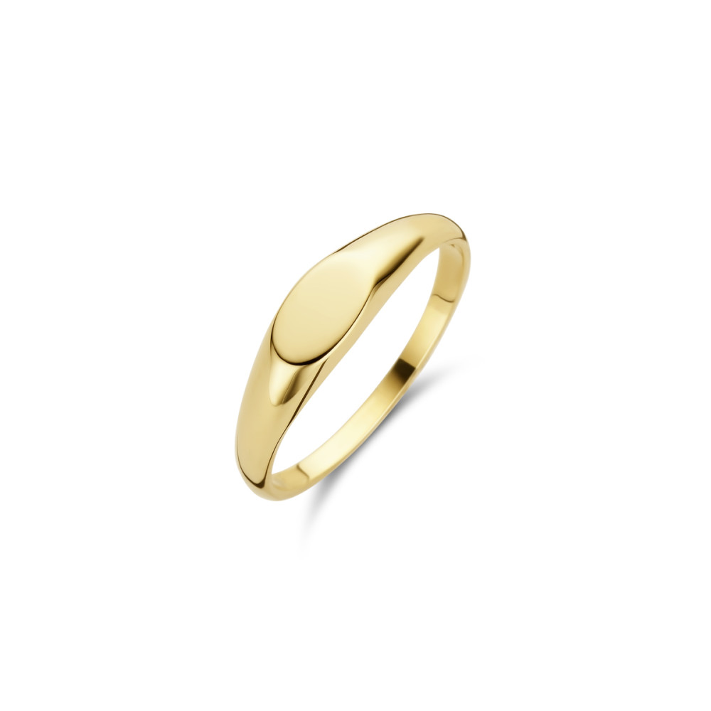 14-karaat-gouden-zegelring-met-ovale-graveerbare-bovenkant