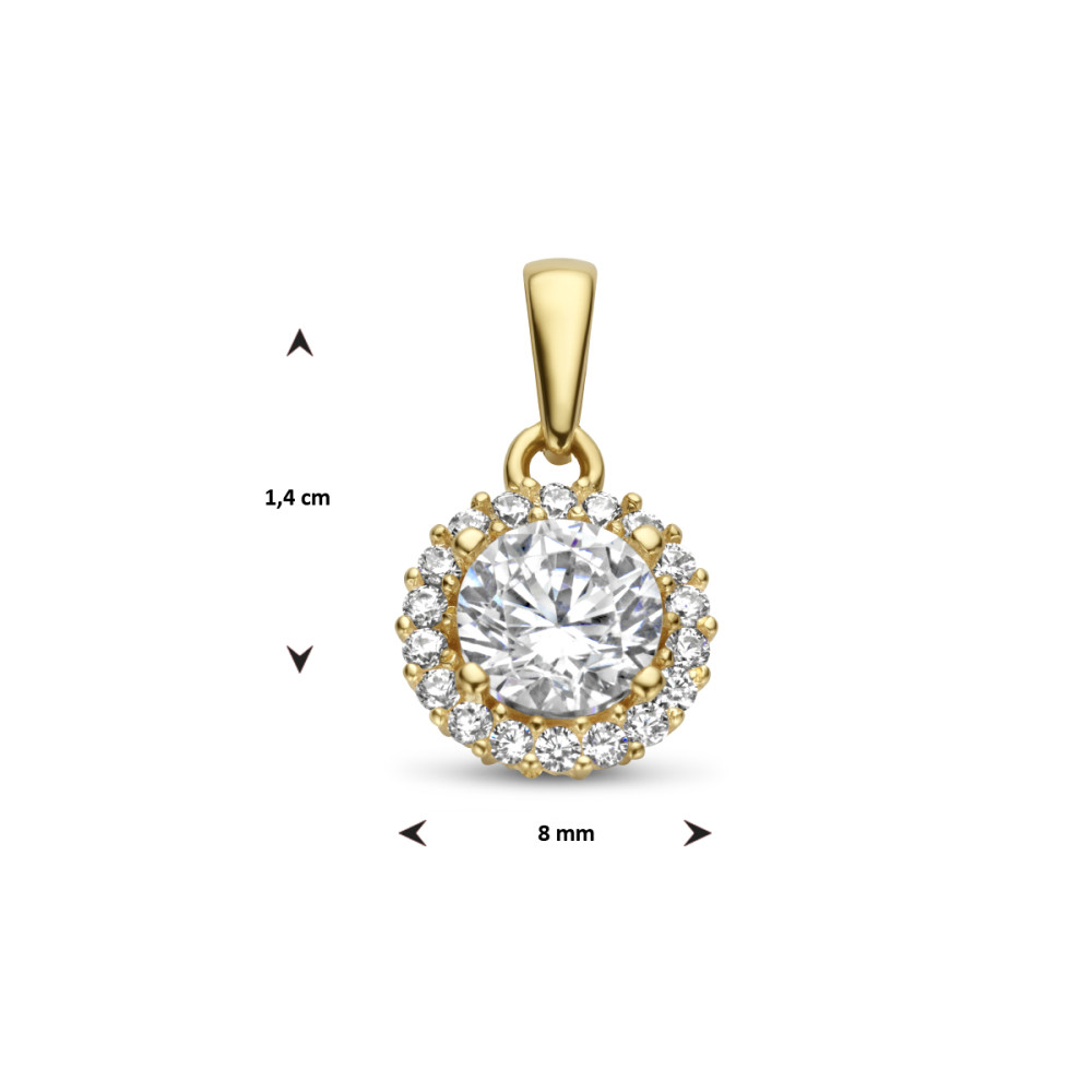 14-karaat-ronde-gouden-hanger-met-transparante-zirkonia-s-8-mm-breed-hoogte-14-mm