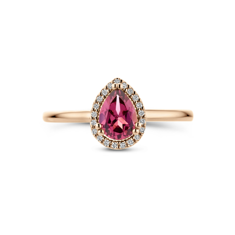 14-karaat-rosegouden-entourage-ring-met-roze-rhodoliet-en-diamant-9-5-mm