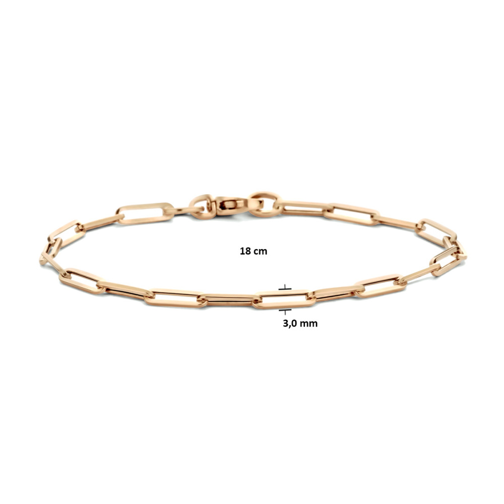14-karaat-rosegouden-paperclip-schakelarmband-met-vierkante-buis