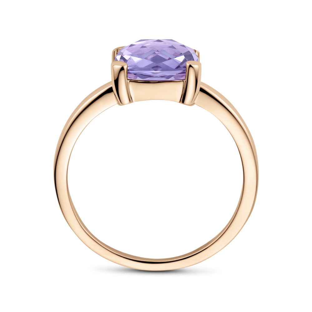 14-karaat-rosegouden-solitair-ring-met-vierkante-paarse-amethist