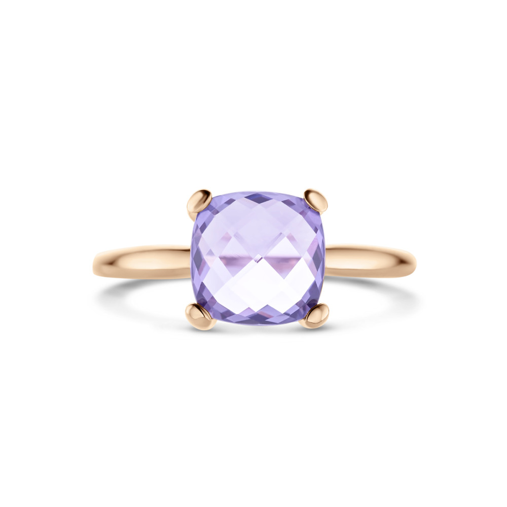 14-karaat-rosegouden-solitair-ring-met-vierkante-paarse-amethist