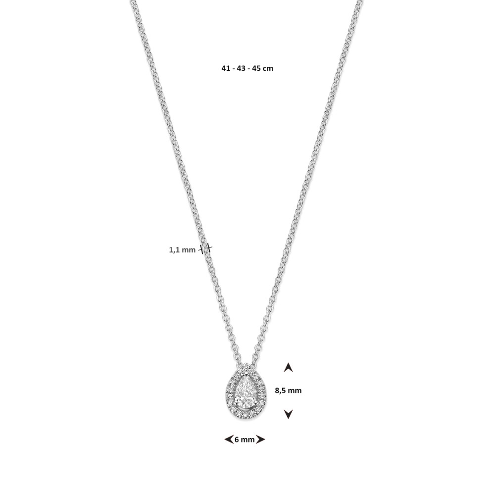 14-karaat-witgouden-ankerketting-met-glanzende-diamanten-druppelhanger-lengte-41-43-45-cm