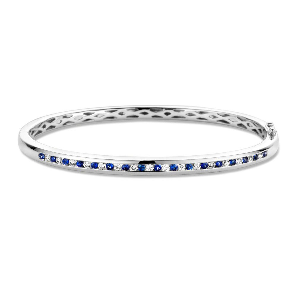 14-karaat-witgouden-slavenarmband-met-blauwe-saffieren-en-diamanten