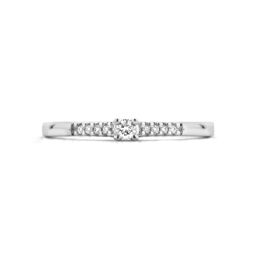 14-karaat-witgouden-solitair-ring-met-diamanten-en-zijstenen