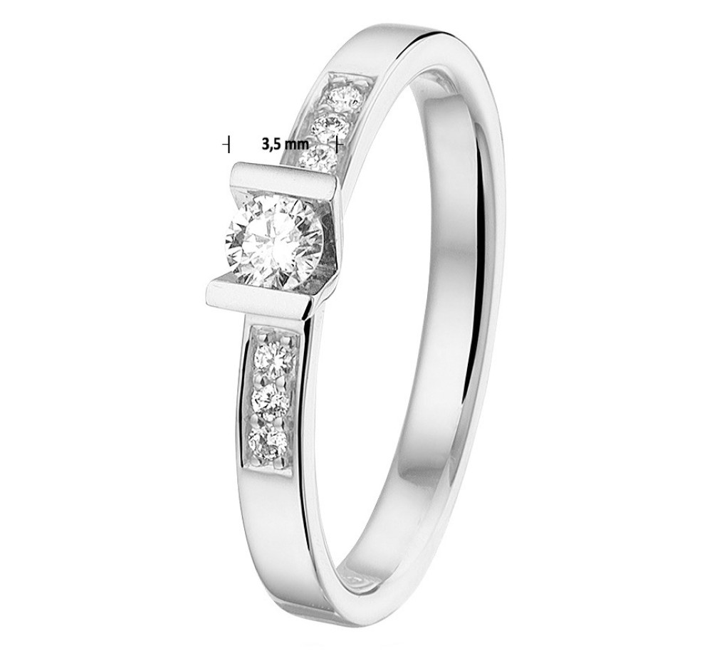 14-karaat-witgouden-solitair-ring-met-zijstenen-en-diamanten