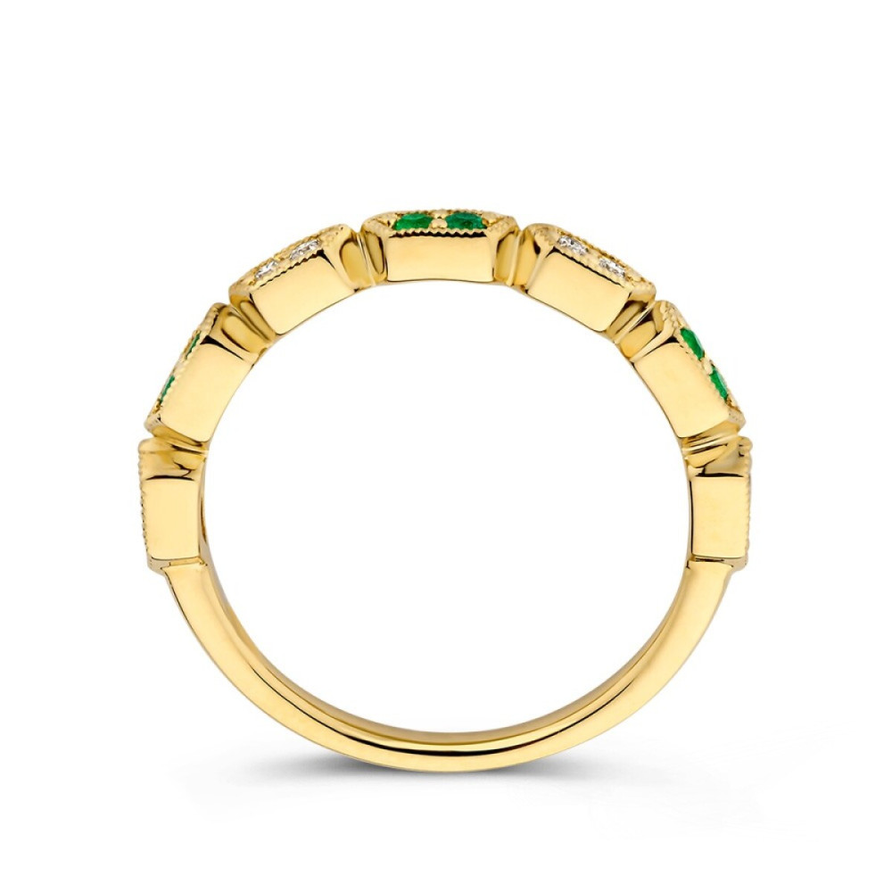 alliance-ring-14-karaat-goud-groene-smaragden-transparante-diamanten-0-08-crt-2-7-mm-breedte