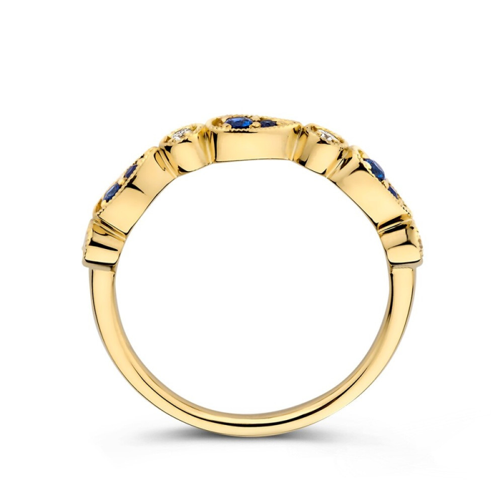 alliance-ring-14k-goud-saffier-blauw-0-16-crt-diamant-transparant-0-06-crt-3-5-mm-breedte