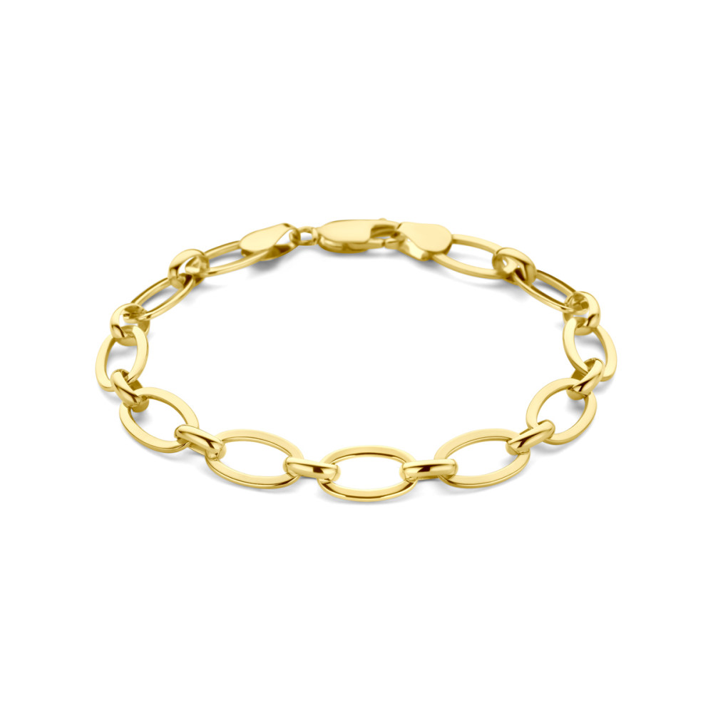 anker-schakelarmband-zilgold-8-5-mm-breedte-lengte-19-cm