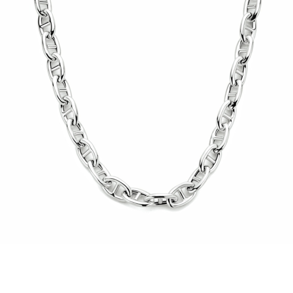 anker-zilveren-schakelcollier-zonder-hanger-lengte-45-cm