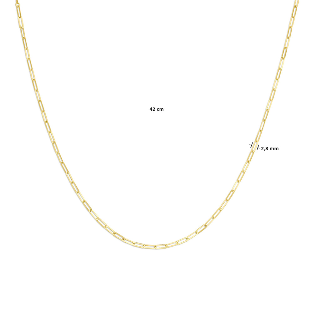 ankerschakel-2-8-mm-collier-zonder-hanger-goud-lengte-42-cm
