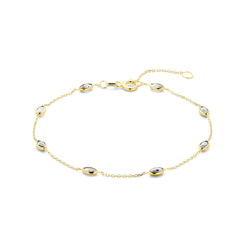 armband-14-karaat-goud-en-ovaaltjes-van-zirkonia-glanzend-3-5-mm-breedte-lengte-16-5-17-5-18-5-cm