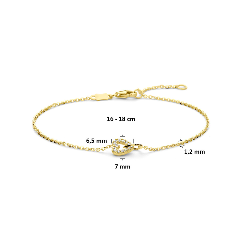 armband-14-karaat-goud-en-zirkonia-hartjes-hanger-1-2-mm-breedte-lengte-16-18-cm