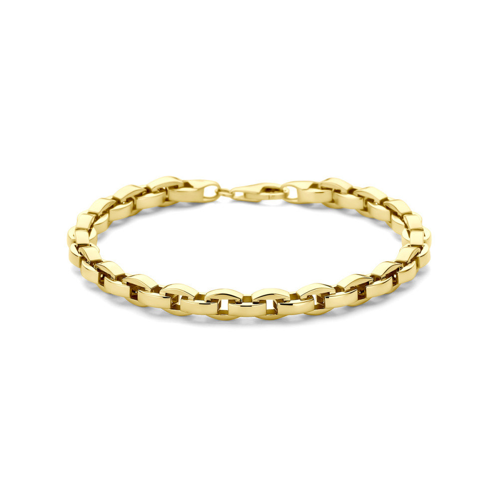 armband-14-karaat-goud-ovale-schakels-glanzend-5-3-mm-breedte-lengte-19-cm