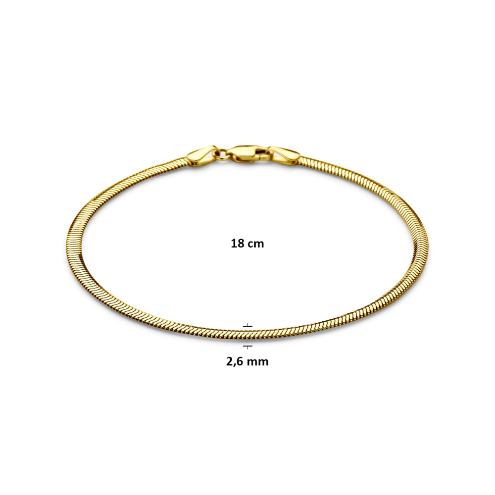 armband-14-karaat-goud-slangen-schakels-glanzend-2-6-mm-breedte-lengte-18-cm