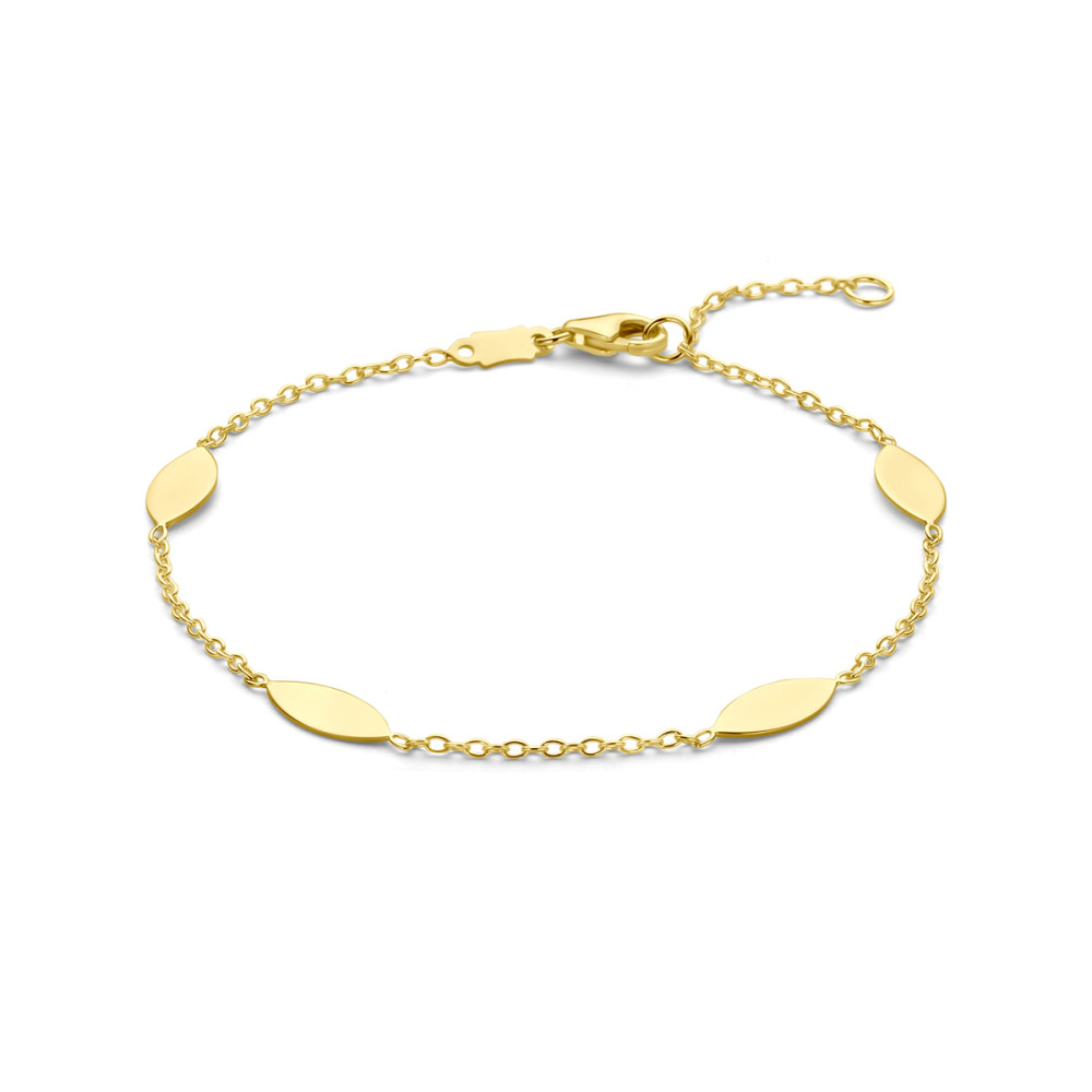 armband-ankerschakels-14-karaat-goud-4-ovaaltjes-1-2-mm-breedte-lengte-16-18-cm