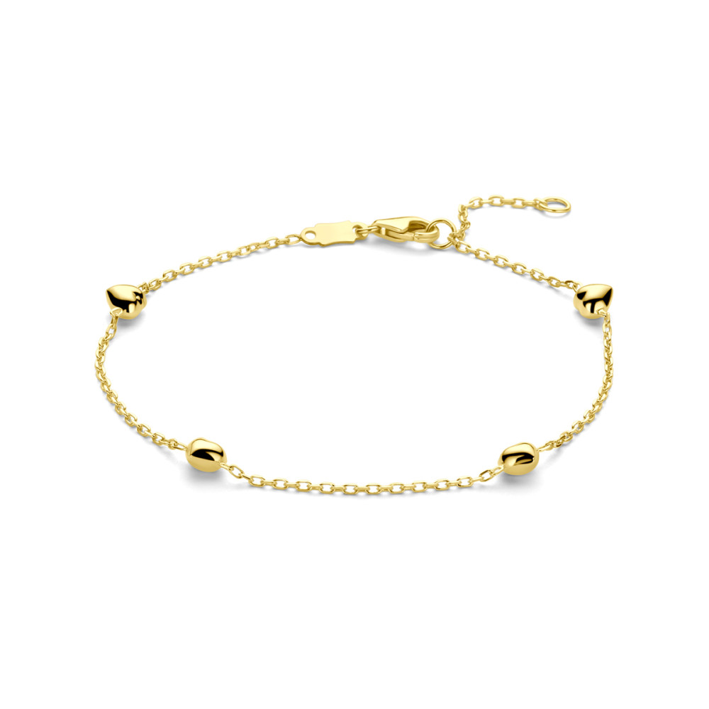 armband-goud-14-karaat-met-4-hartjes-1-1-mm-breedte-lengte-16-18-cm