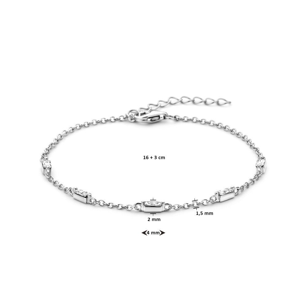 armband-met-steen-925-zilver-baguette-zirkonia-glanzend-4-mm-breedte-lengte-16-19-cm